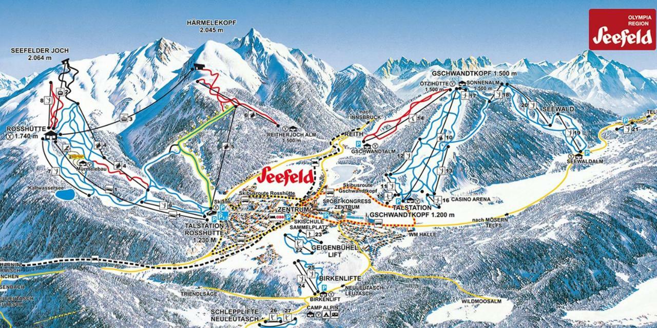 Family Friendly Chalet - Central With Beautiful Mountain Views Зеефельд в Тироле Экстерьер фото